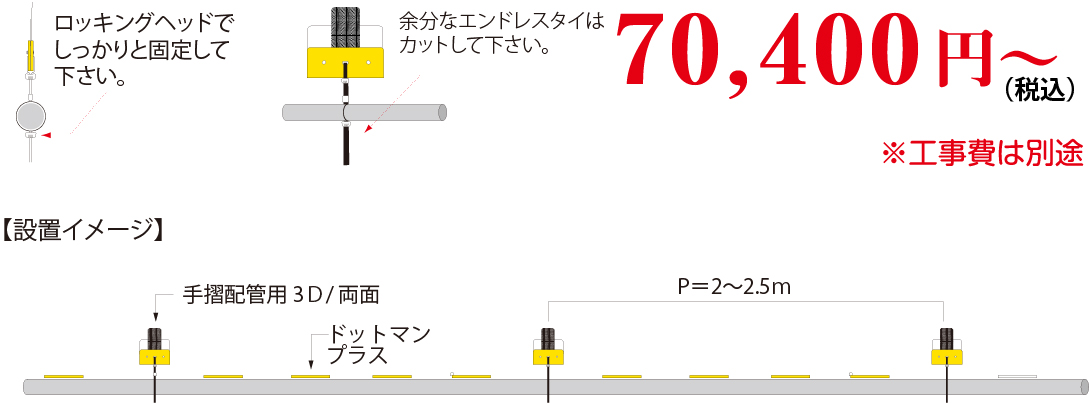 手摺・配管用　20mお試し用